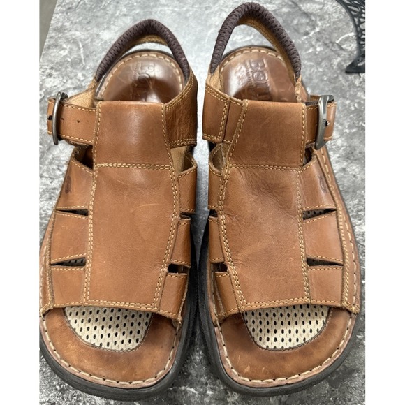 Born Shoes - Born Y2K ERA Fisherman Sandals Open Toe UNISEX Leather Shoes Straps Sz 9/42.5